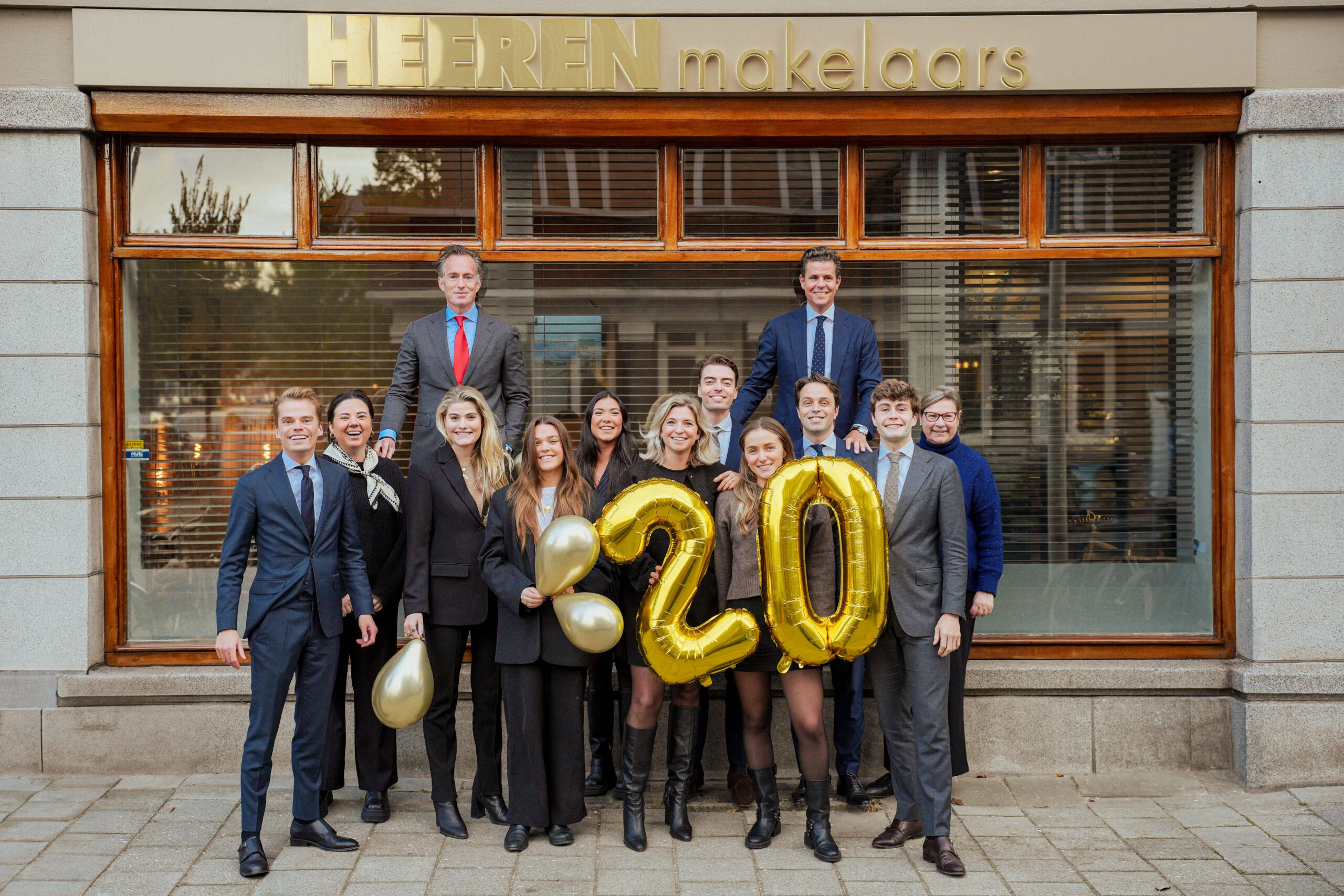 Team Heeren Makelaars 20 jarig jubileum