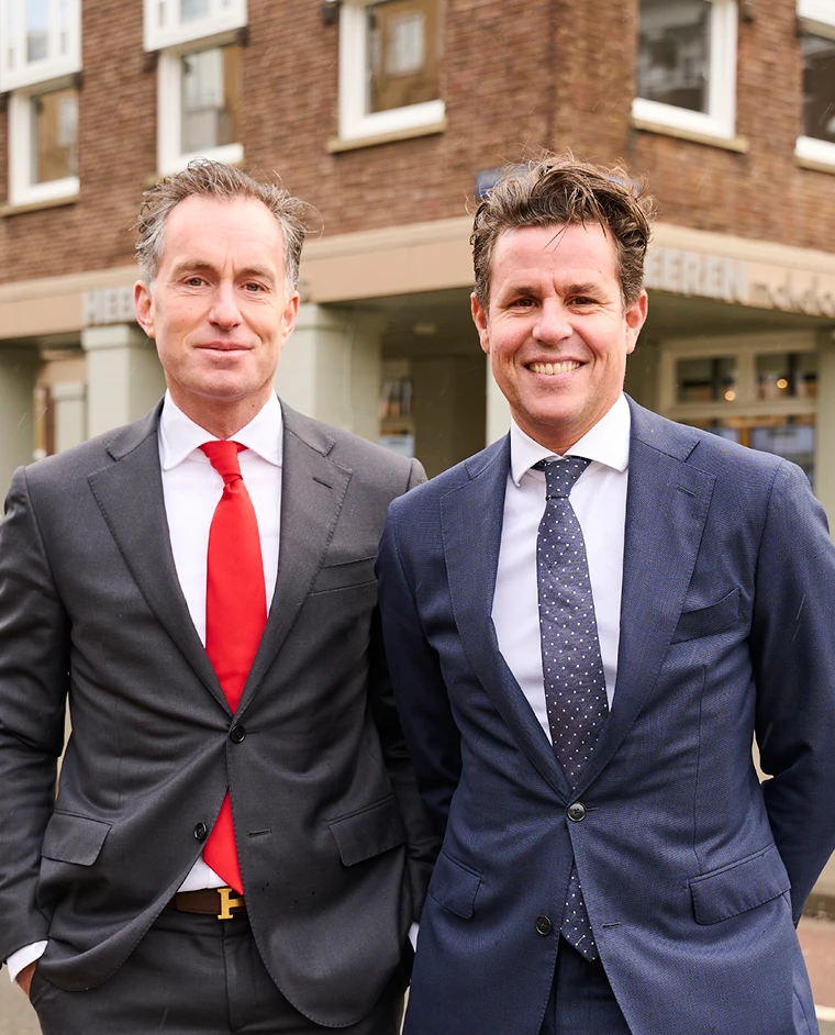 Eran Hausel en Sander Bovenkerk van Heeren Makelaars