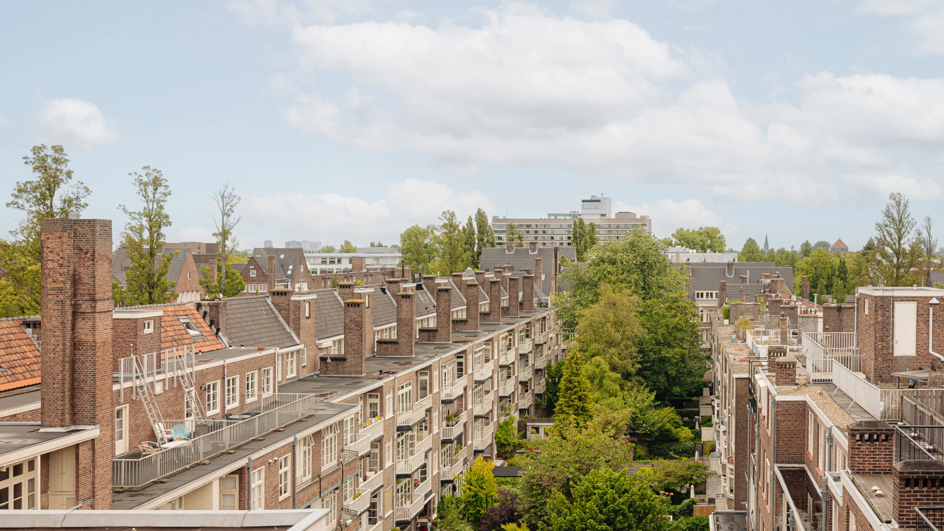 Minervaplein in de Apollobuurt Amsterdam